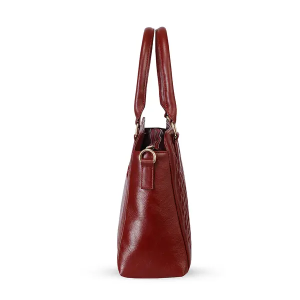 Long-lasting PU Leather Crossbody Hand Bag For Women – Color: Red – View 3
