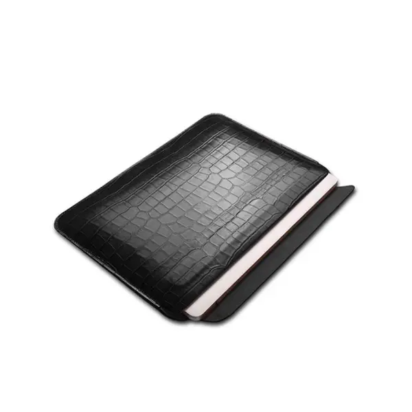 Wiwu Skin Croco 16.2 Inch Ultra Slim Laptop Sleeve Bag for Macbook – Color: Black – View 3