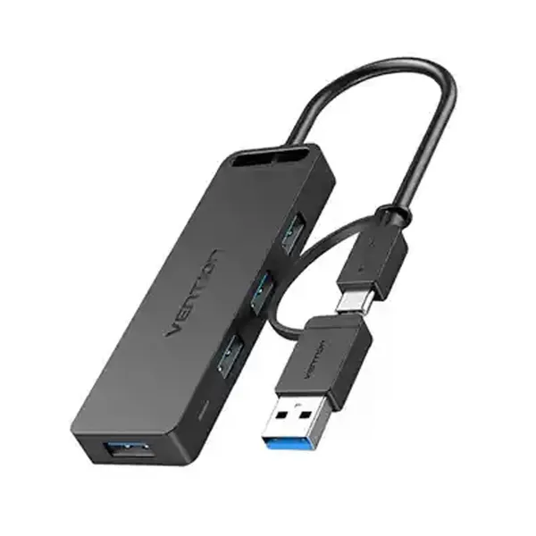 Vention CHTBB USB3.0 & Type-C 2-in-1 Interface to 4-Port USB 3.0 HUB – View 2