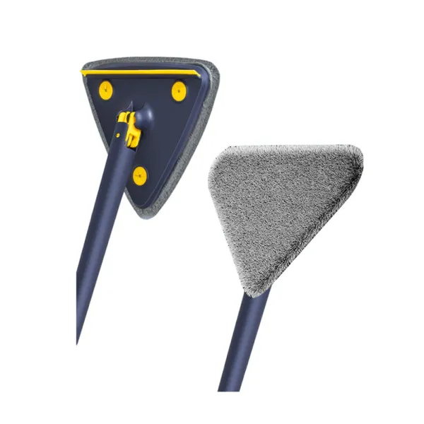Hand Free Easy Use Triangle Shape Self-Washed Microfiber Magic Flat Mop – View 2