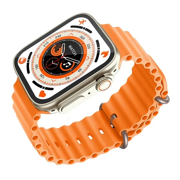 KD99 Ultra Smart Watch With Bluetooth Calling – Color: Silver – View 3