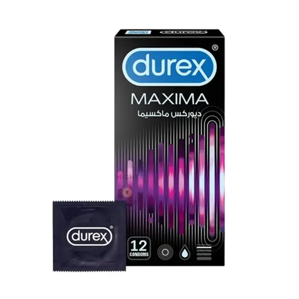 Durex Maxima Condoms 12s with Desirex Gel – Extra Thin – View 1