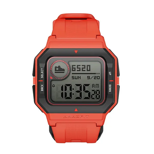 Amazfit NEO 5 ATM Waterproof Smartwatch – Color: Red – View 2