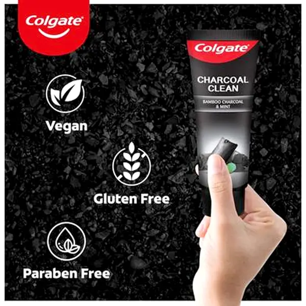 Colgate Charcoal Clean 96.3% from Natural Origin Toothpaste 120g – View 4