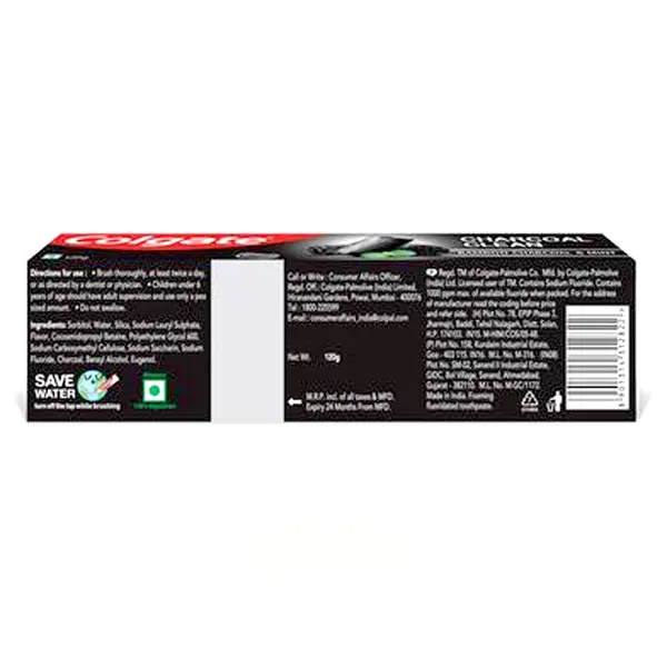 Colgate Charcoal Clean 96.3% from Natural Origin Toothpaste 120g – View 5