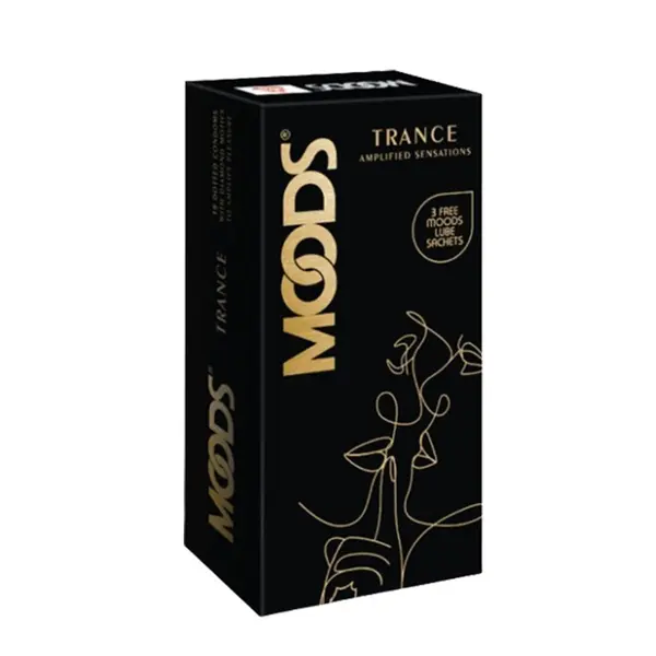 Moods Trance Dotted Condom with Diamond Motifs 10pcs Pack – View 1