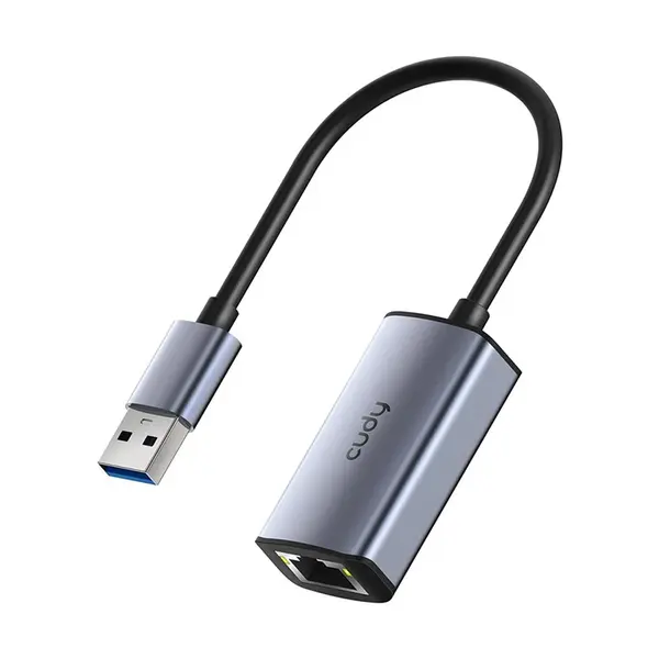 Cudy UE10A USB to RJ45 Gigabit Gray Converter & LAN Adapters – View 2