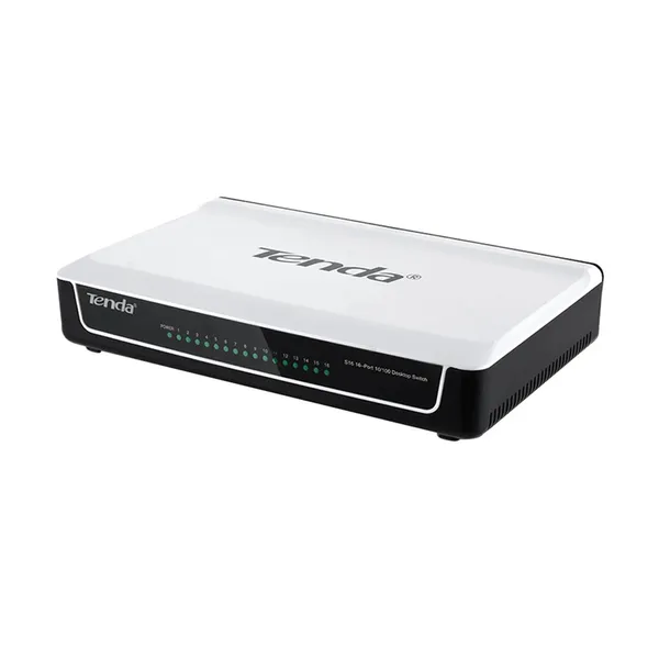 Tenda S16 16 Ports Ethernet Network Switch – View 3