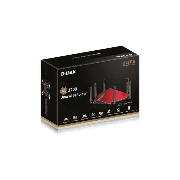 D-Link DIR-890L AC3200 Mbps Gigabit Tri-Band Wi-Fi Router  – View 4