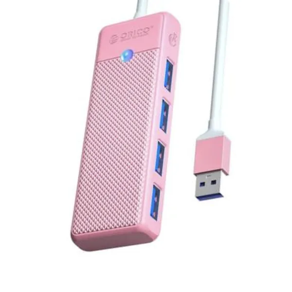 ORICO PAPW4A-U3 PW SERIES 4-PORT USB 3.0 HUB Pink – View 2