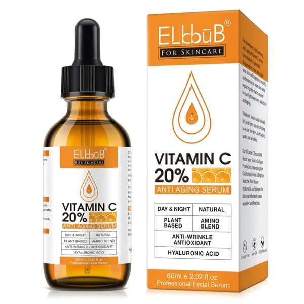Elbbub Premium 20% Vitamin C Serum For Face with Hyaluronic Acid, Retinol & Amino Acids -  60ml – View 4