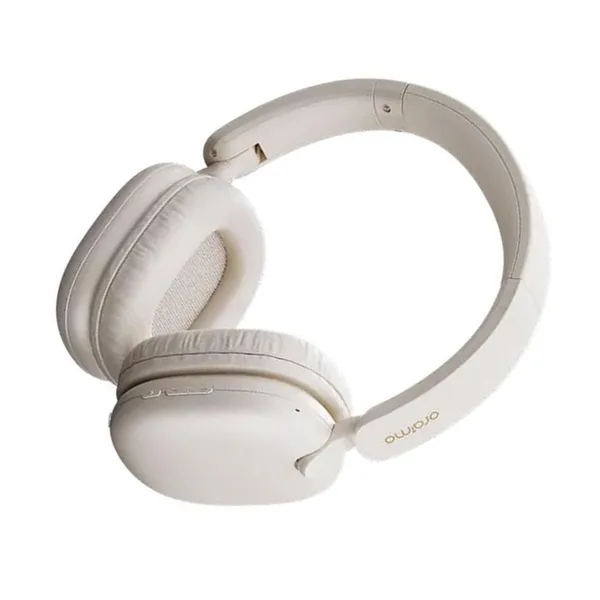 Oraimo BoomPop Lite ENC Over-Ear Wireless Headphones – Color: White – View 2