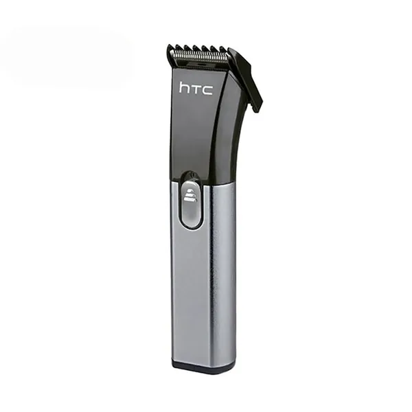 HTC AT-1107B Hair Trimmer Men Clipper USB Rechargeable Beard Trimmer – Color: Silver – View 3