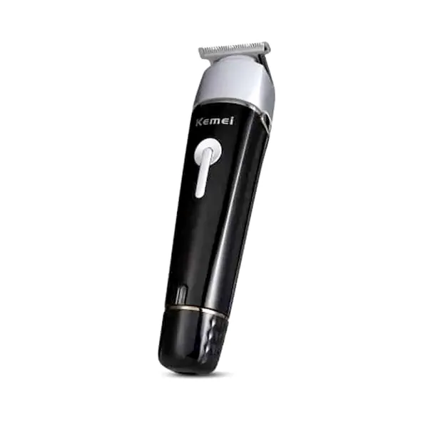 Kemei KM-1015 10 in 1 Electric Rechargeable Waterproof Hair Trimmer – Color: Black – View 3
