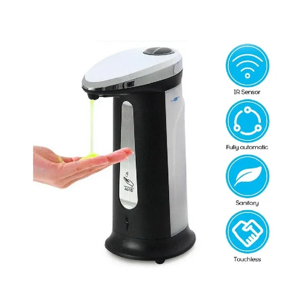 Automatic Sensor soap & Sanitizer Dispenser Touch-free Kitchen Bathroom 400ml – View 2