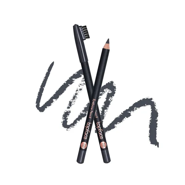 Topface Double Head Automatic Fine Eyebrow Pencil - 3 Black – View 1