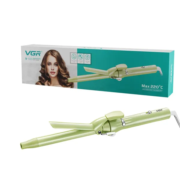VGR V-565 StyleCare Essential Curler Perfect Curls for Women – Color: Green – View 3