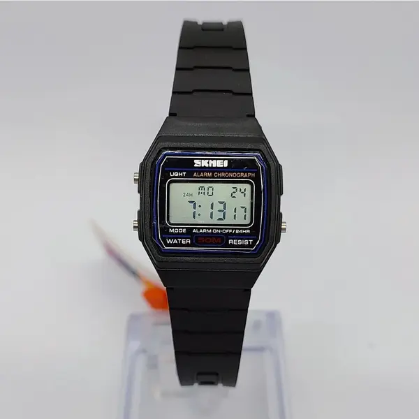 SKMEI 1460 Digital Waterproof Kid's Watch – Dial Color: Black, Strap Color: Black – View 2