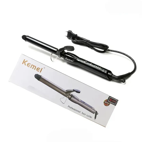 Kemei KM-9942 Style Care Essential Perfect Hair Curler for Women – Color: Black – View 3