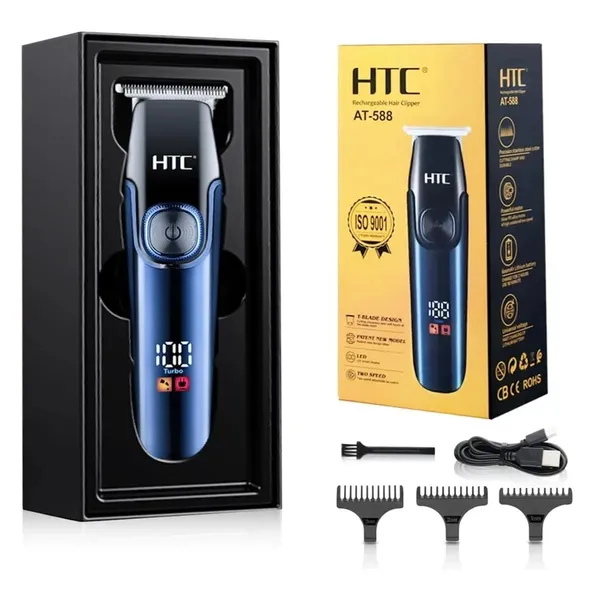 HTC AT-588 Professional Rechargeable Hair Trimmer – View 5
