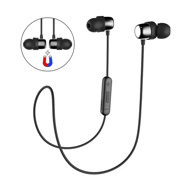 Havit i39 Bluetooth Waterproof IPX5 Earphone – Color: Black – View 3