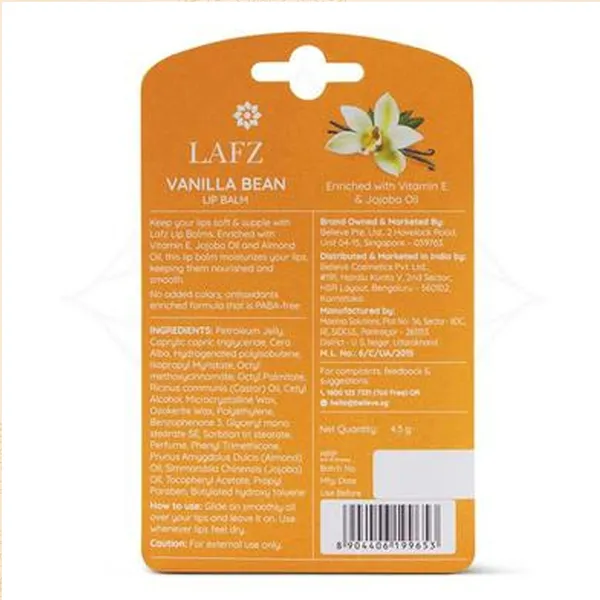 Lafz Natural Ingredients Waterproof Lip Blam 4.5gm – View 5