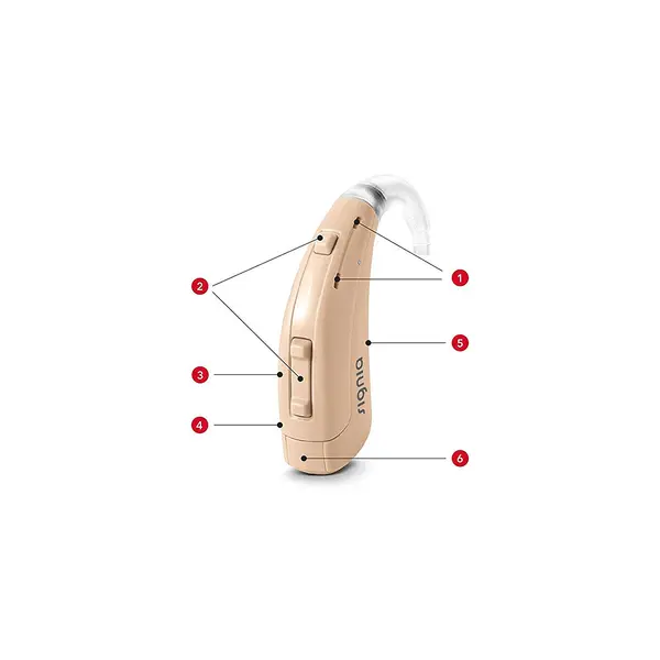 Siemens Motion SP 1PX 16-Channel Hearing Aid – View 3