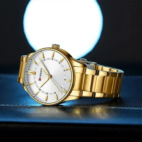 Curren 8385 High Quality Stainless Steel Quartz Analog Fashion Men's Watch – View 4
