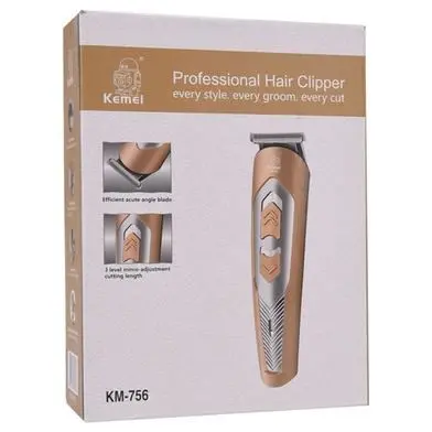 Kemei KM-756 Rechargeable Trimmer and Clipper For Men – View 3