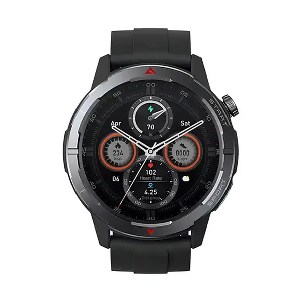 Zeblaze Stratos 3 Ultra HD AMOLED Smartwatch – Color: Black – View 2