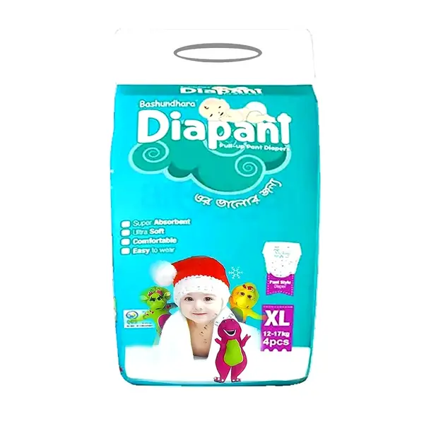 Bashundhara Finding The Perfect Fit Leak Proof Baby Diaper Pants – Quantity: 0-5 pcs – View 1