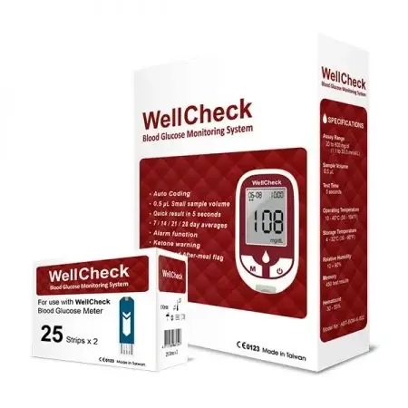 WellCheck Blood Glucose Monitoring Machine with Set – View 3