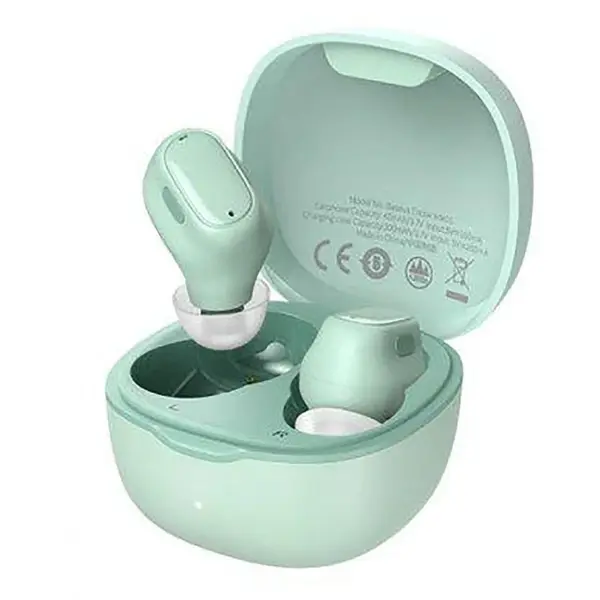 Baseus WM01 Enock True Wireless Bluetooth Earbuds – Color: Green – View 2