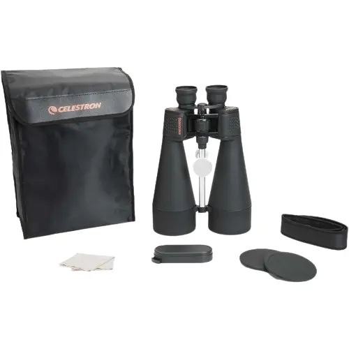 Celestron Skymaster 20x80mm Multi-Coated Astronomy Binocular with Tripod, Water Resistant, BaK-4 Prism – View 3