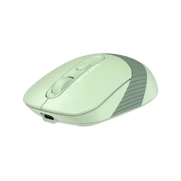A4TECH FSTYLER FB10CS Silent Multimode Rechargeable Wireless Mouse – Color: Green – View 3