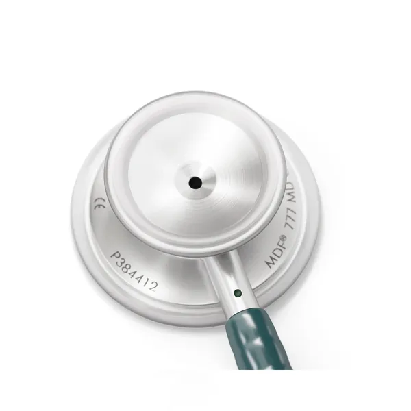 MDF MDF777 One Stainless Steel Dual Head Stethoscope – Color: Green – View 3
