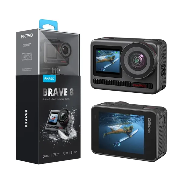 AKASO Brave 8 4K 60 FPS Action Camera – View 2