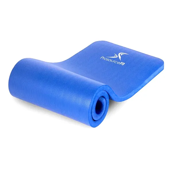 New 6mm Eco Friendly Excellent Cushioning Yoga Mat Blue – View 2