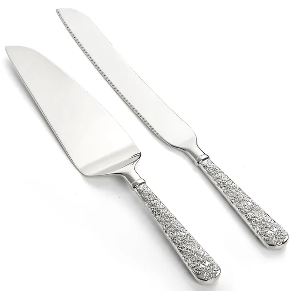 Stainless Steel Dicunoy 2 PCS Wedding Cake Knife and Server Set – View 2