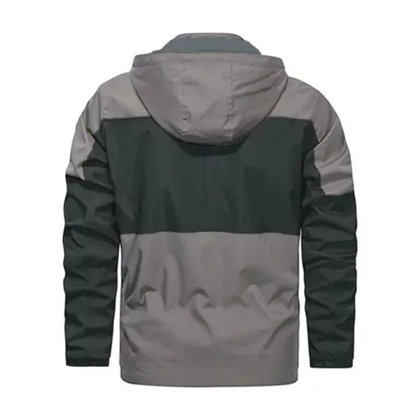 High Quality Two Tone Jacket Menes Jackets – Color: Black, Size: M – View 2