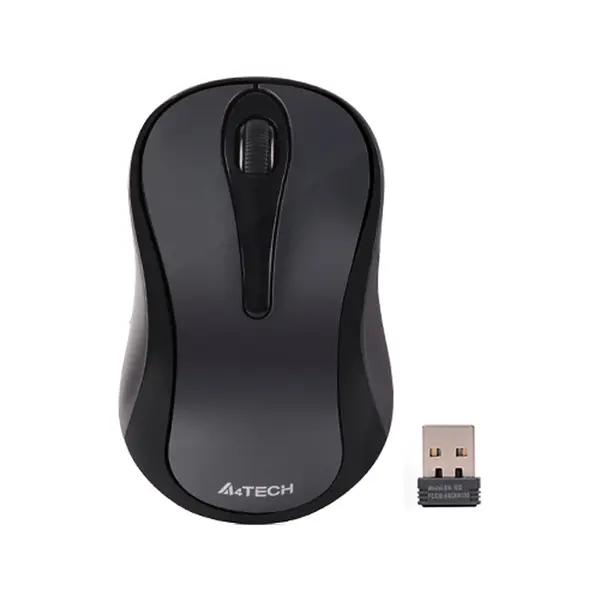 A4TECH G3-280N Wireless Mouse Glossy Grey – View 1
