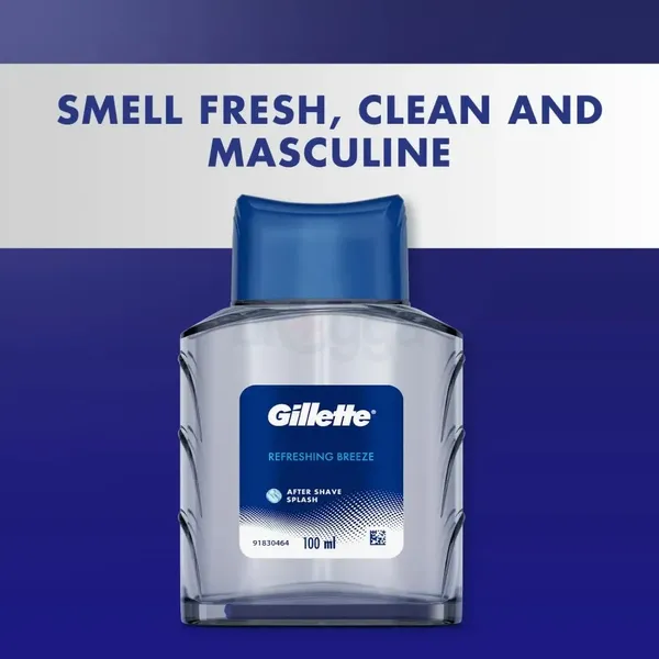 Gillette Refreshing Breeze After Shave Splash 100ml – View 4