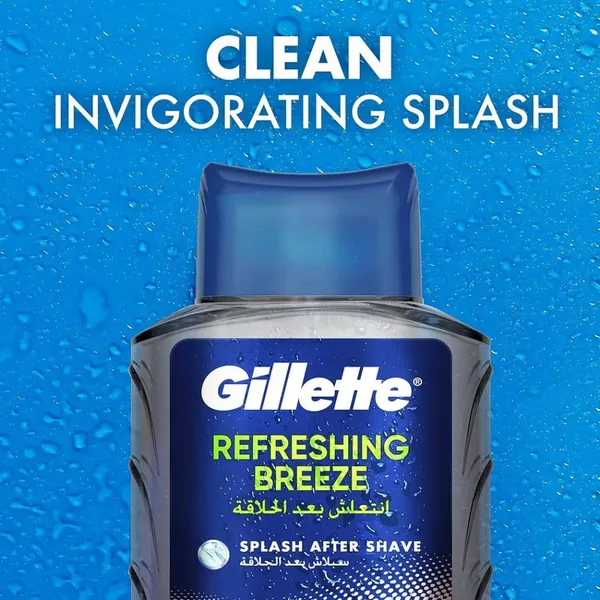 Gillette Refreshing Breeze After Shave Splash 100ml – View 3