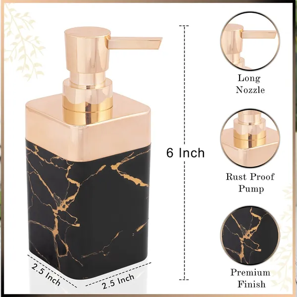 Crocon for Kitchen Decor Rustproof Pump Bottle 350Ml Refillable Liquid Dispenser – View 3