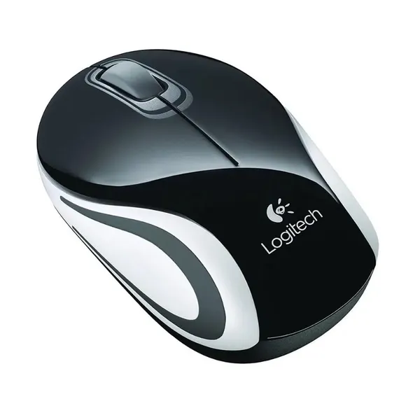 Logitech M187 Wireless MAC Support Extra-Small Mouse – Color: Black – View 2