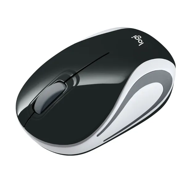 Logitech M187 Wireless MAC Support Extra-Small Mouse – Color: Black – View 3