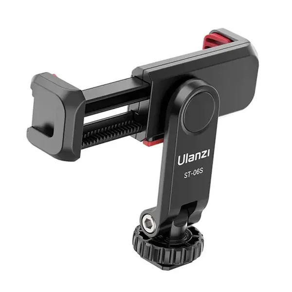 Ulanzi ST-06S Multi-Function Cold Shoe Smartphone Holder – View 2