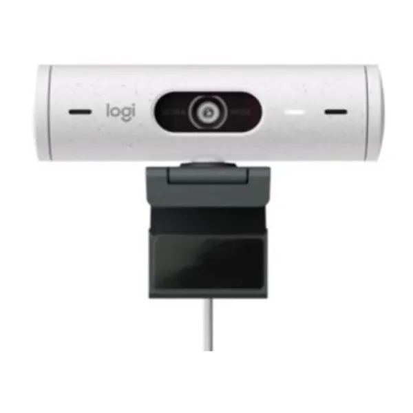 Logitech BRIO 500 Full HD 1080p 4MP Auto-framing Webcam – Color: White – View 3