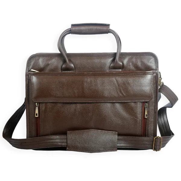 Niveus Premium Leather Corporate Design Official & Laptop Bag – View 1