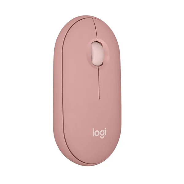 Logitech M350S PEBBLE Mouse 2 Multi-Device Bluetooth Mouse – Color: Pink – View 2